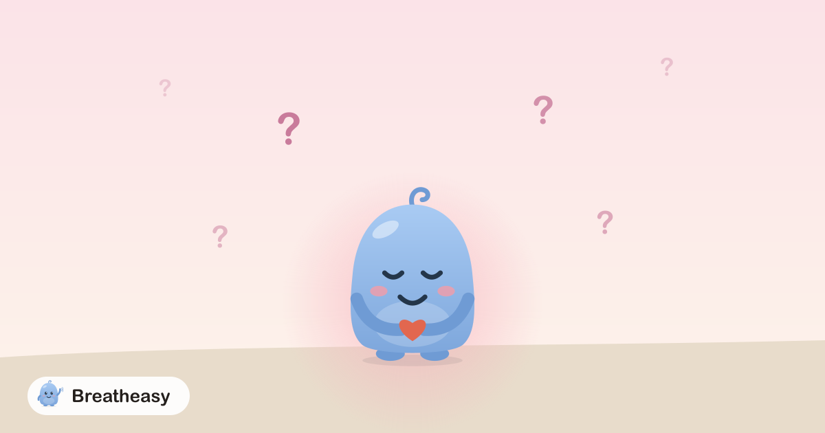 Luma holding a small heart in a soft pink glow as a few question marks float and fade into the air.